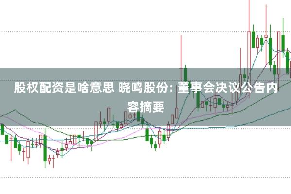 股权配资是啥意思 晓鸣股份: 董事会决议公告内容摘要