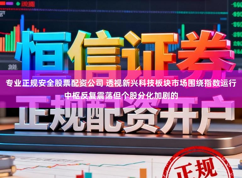 专业正规安全股票配资公司 透视新兴科技板块市场围绕指数运行中枢反复震荡但个股分化加剧的