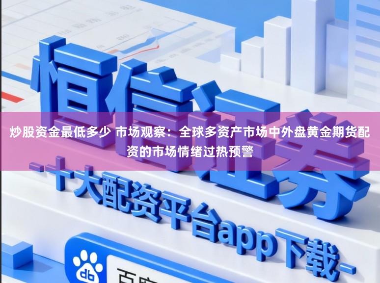 炒股资金最低多少 市场观察：全球多资产市场中外盘黄金期货配资的市场情绪过热预警