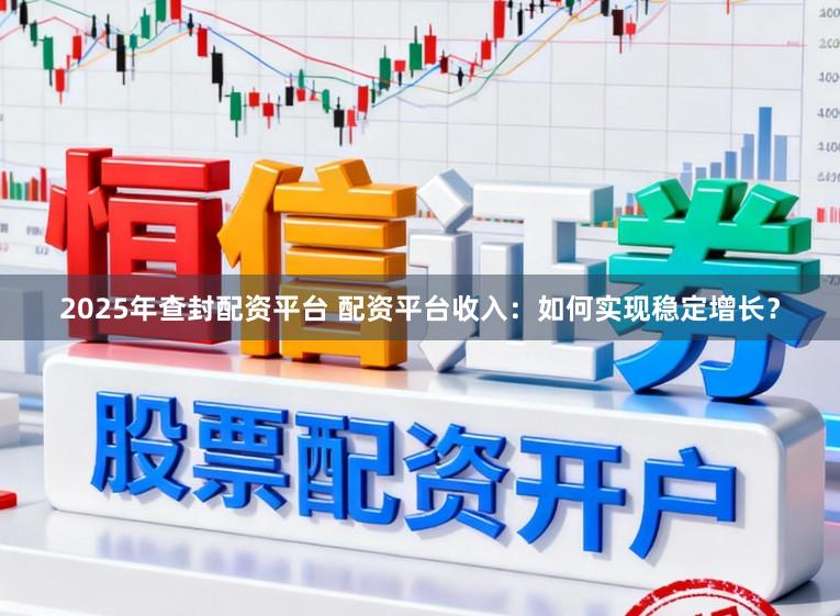 2025年查封配资平台 配资平台收入：如何实现稳定增长？